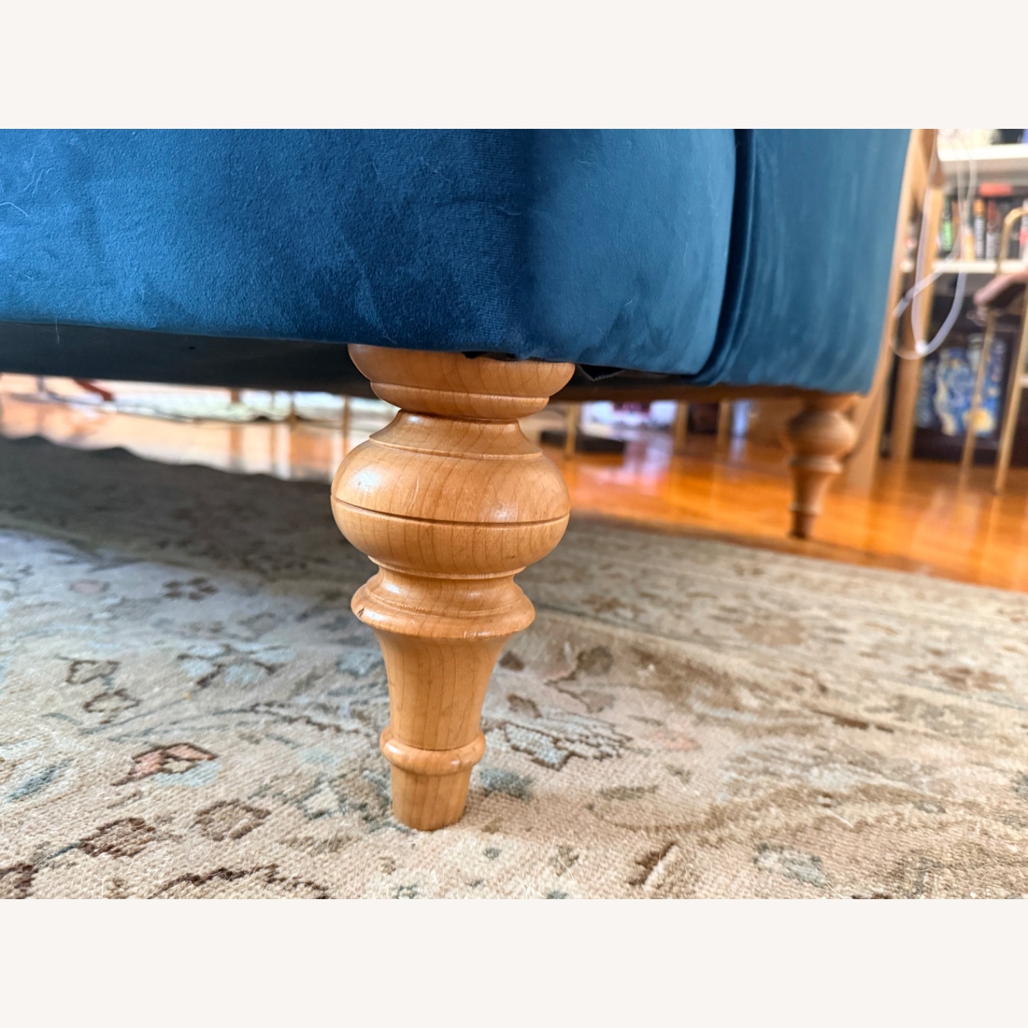 Apt2b Blue Fabric 3+ Seater Sofa - image-4