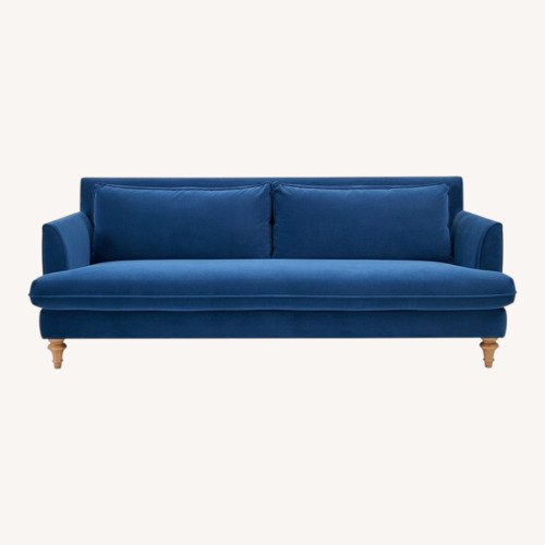 Used Apt2b Blue Fabric 3+ Seater Sofa for sale on AptDeco