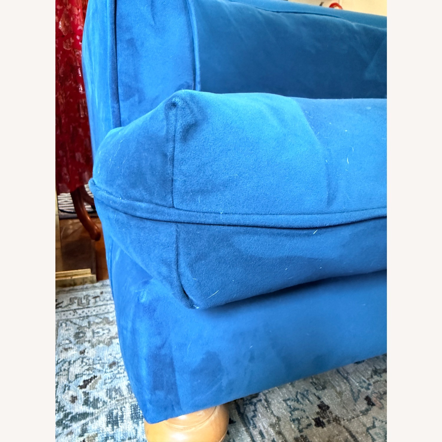 Apt2b Blue Fabric 3+ Seater Sofa - image-3