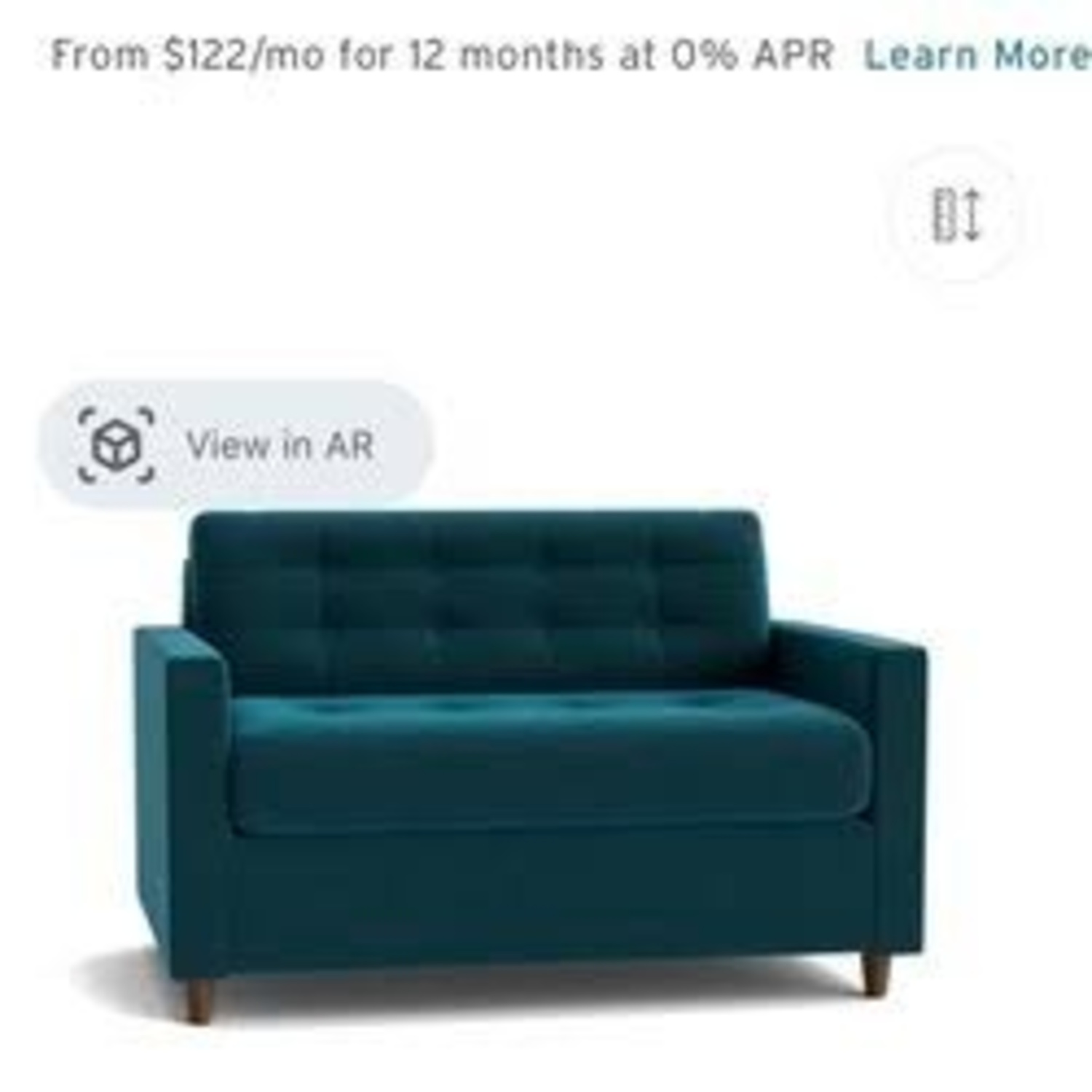 Joybird Green Eliot Twin Suede Sleeper Sofa - image-7