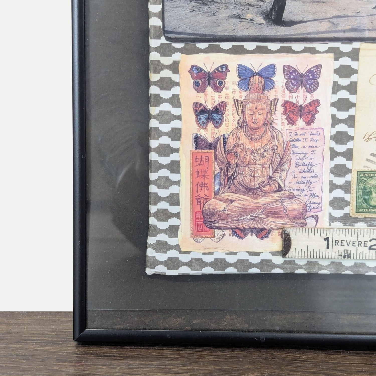 Unique Mixed Media Framed Art Collage  - image-3