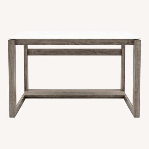 Used Whalen Furniture Cecile Glass Top Desk for sale on AptDeco