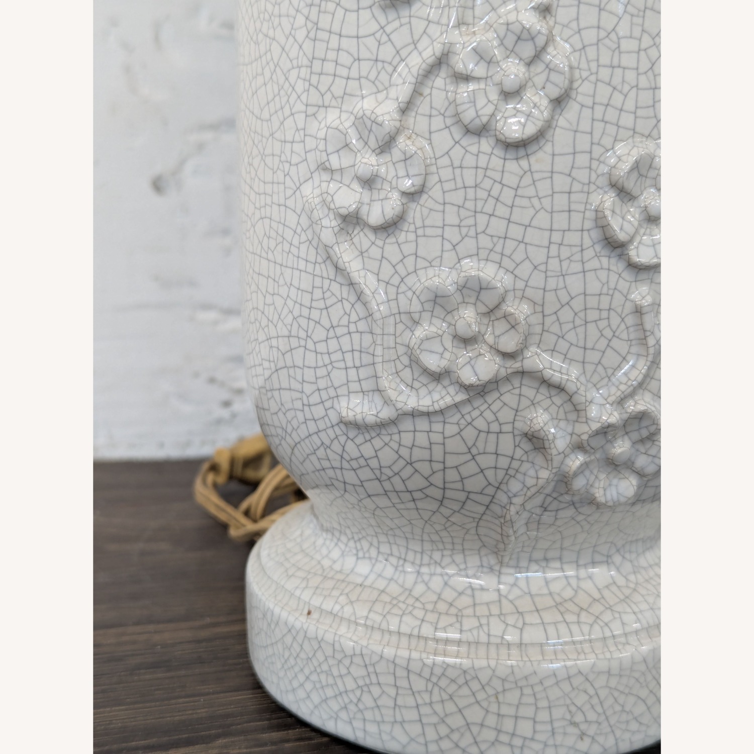 Classic White Ceramic Table Lamp  - image-1