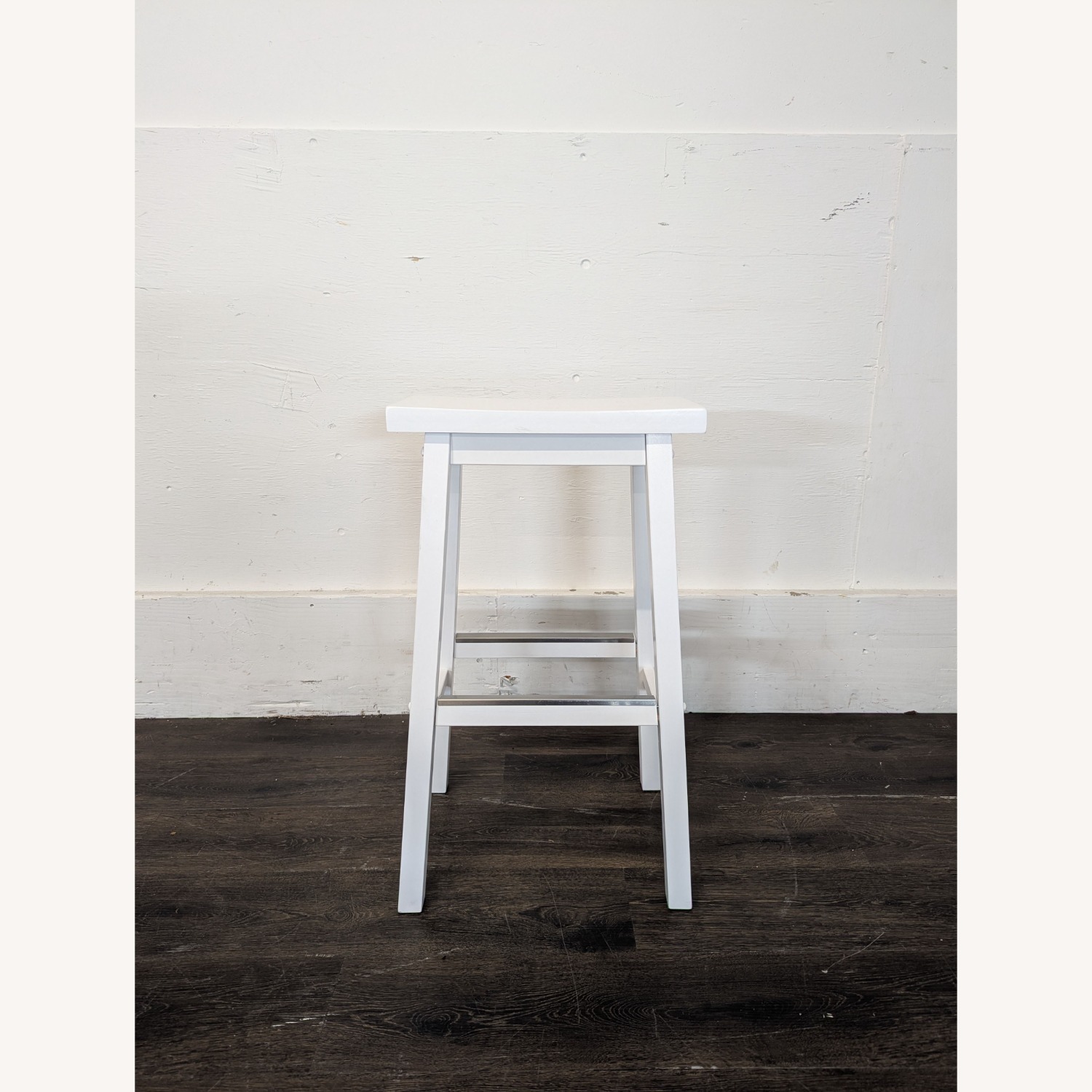 Solid Wood Saddle-Seat Counter Stool	 - image-4