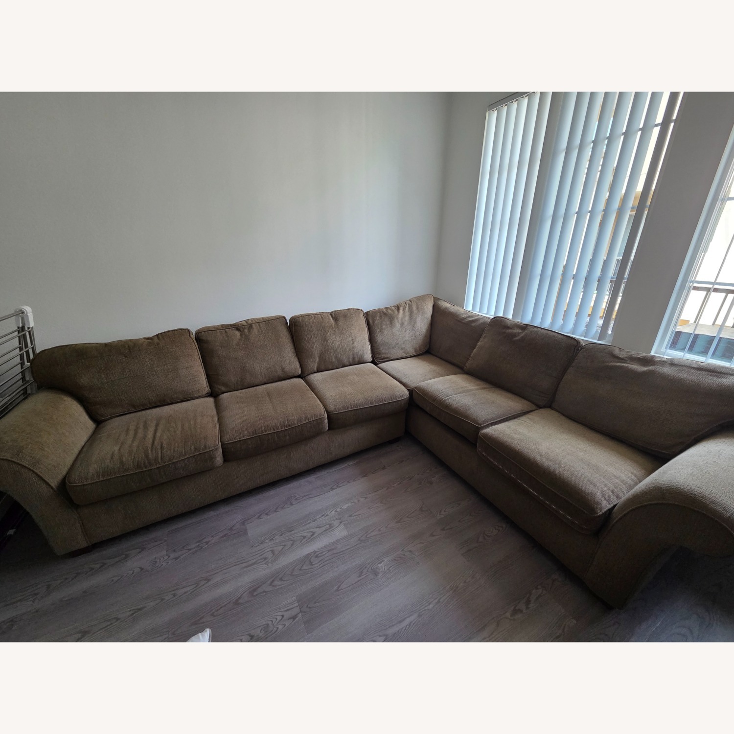 Bauhaus Light Brown 2 Piece Sectional - image-2