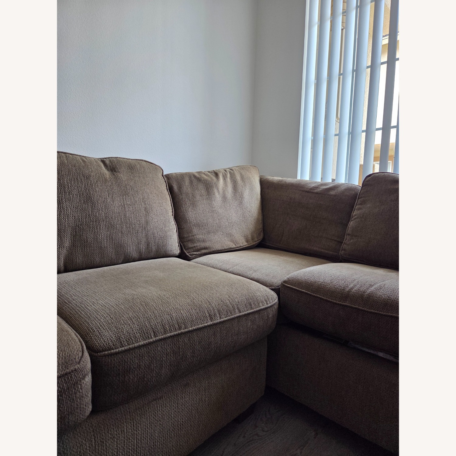 Bauhaus Light Brown 2 Piece Sectional - image-7