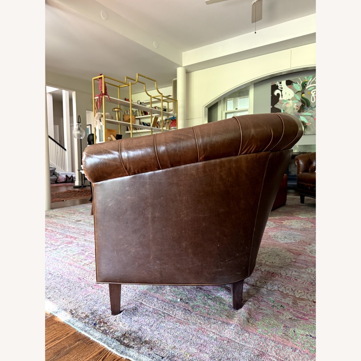 Roger + Chris Dark Brown Armchairs - image-2