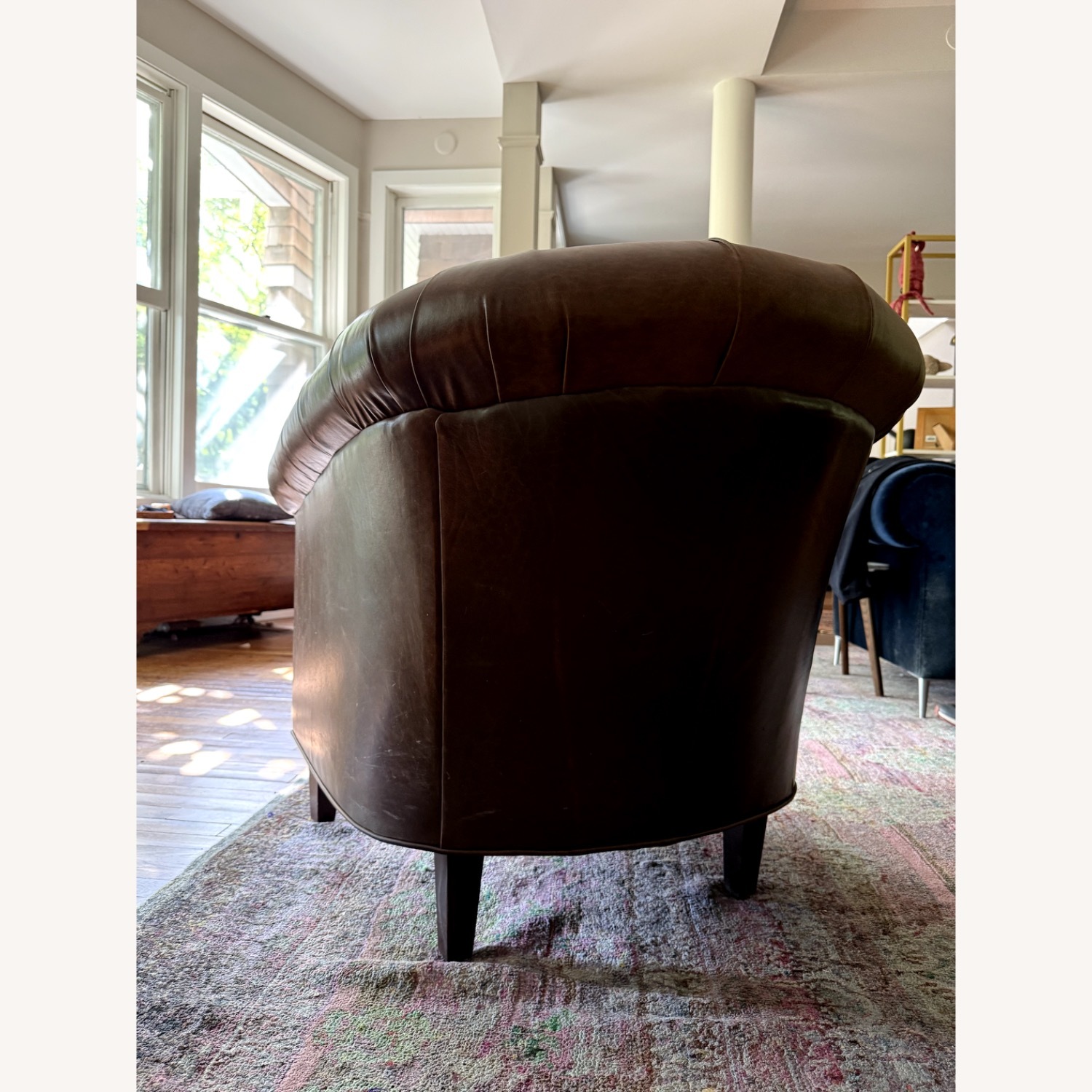 Roger + Chris Dark Brown Armchairs - image-3