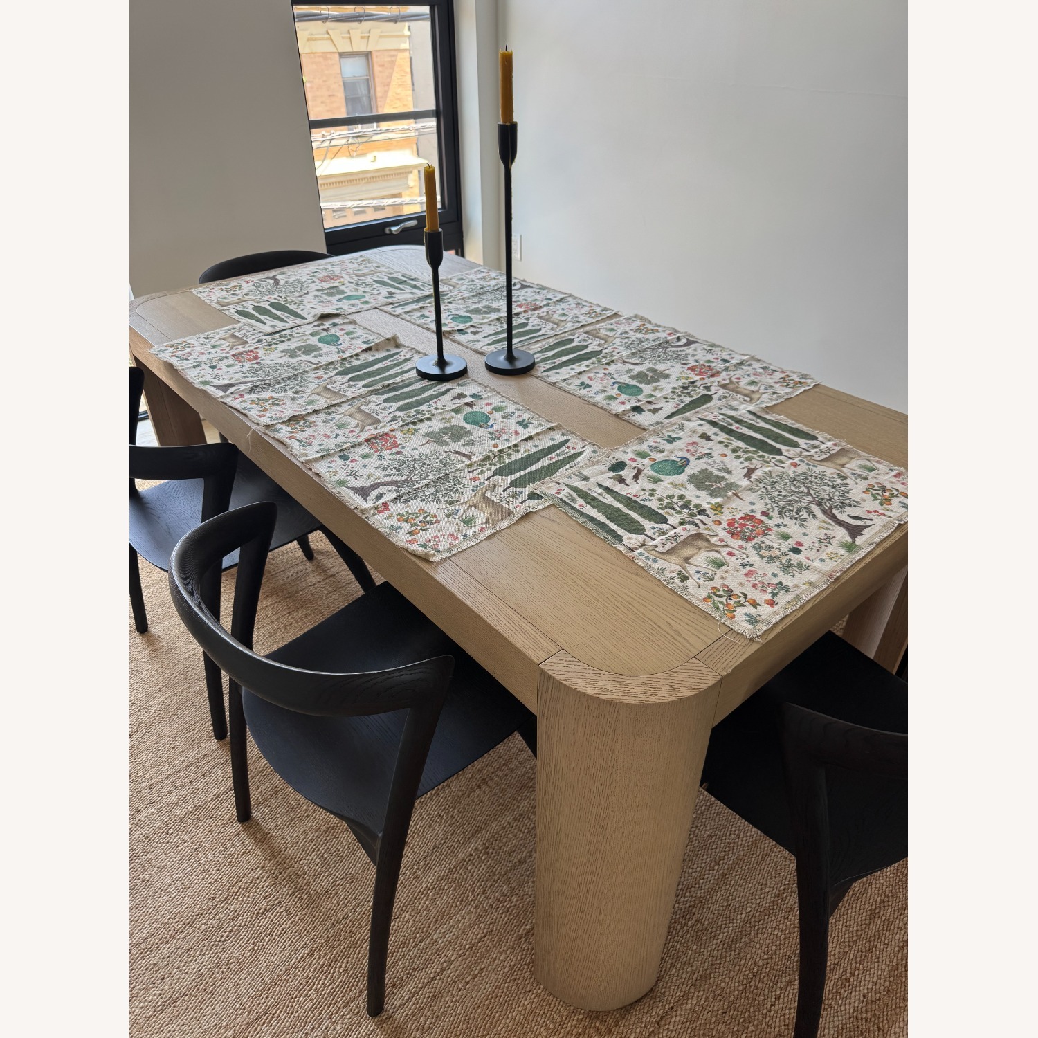 Restoration Hardware Natural Wood 72" Dining Table - image-2