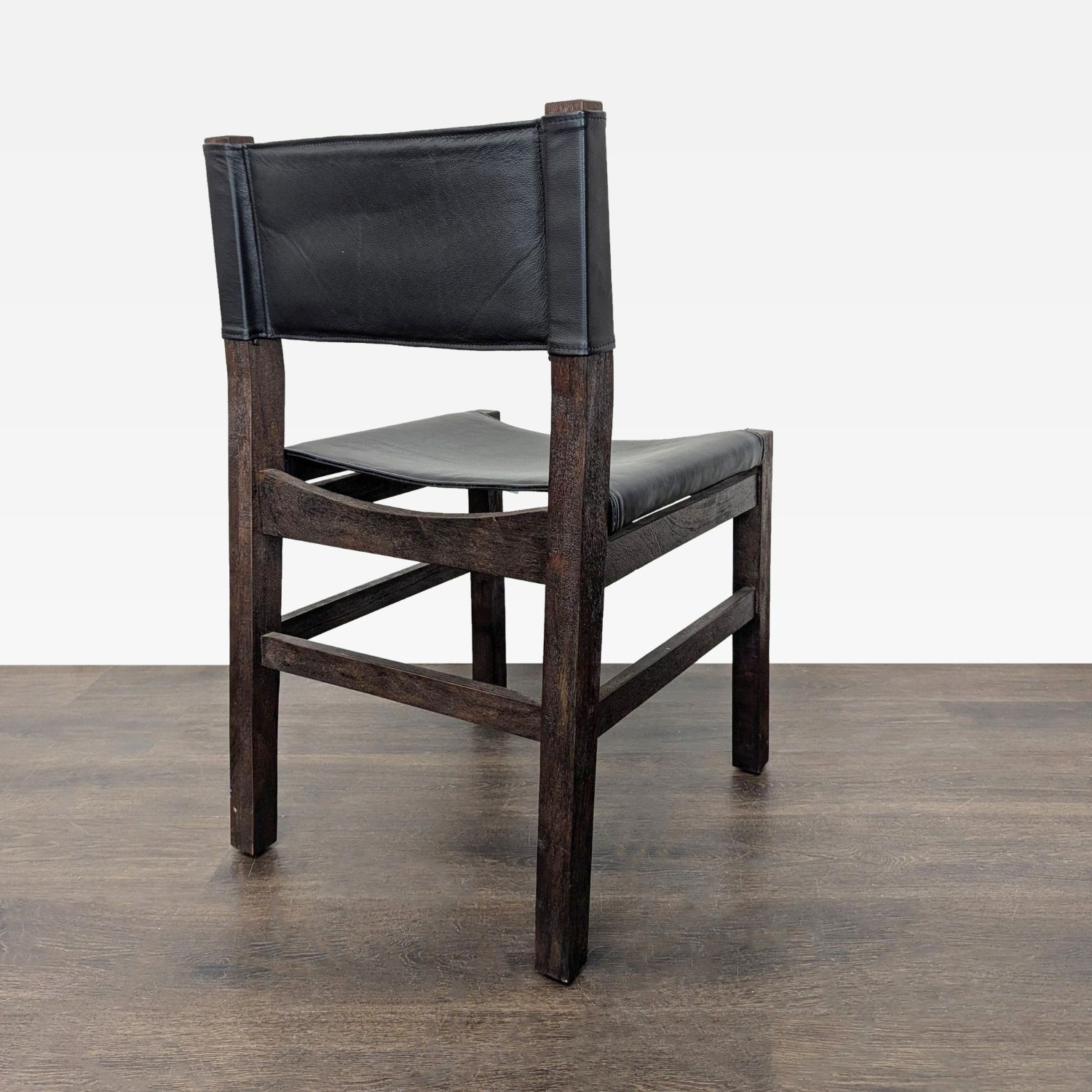 Restoration Hardware 9-Piece Wood and Leather Dining Set - image-6