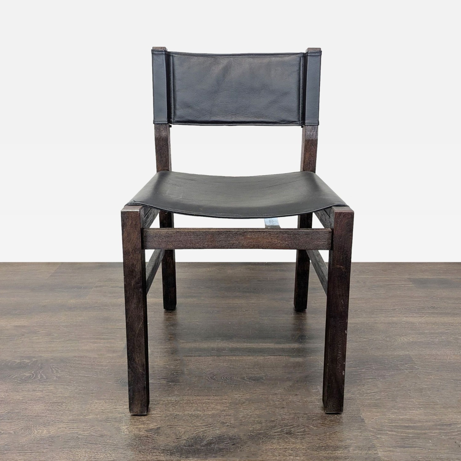 Restoration Hardware 9-Piece Wood and Leather Dining Set - image-7