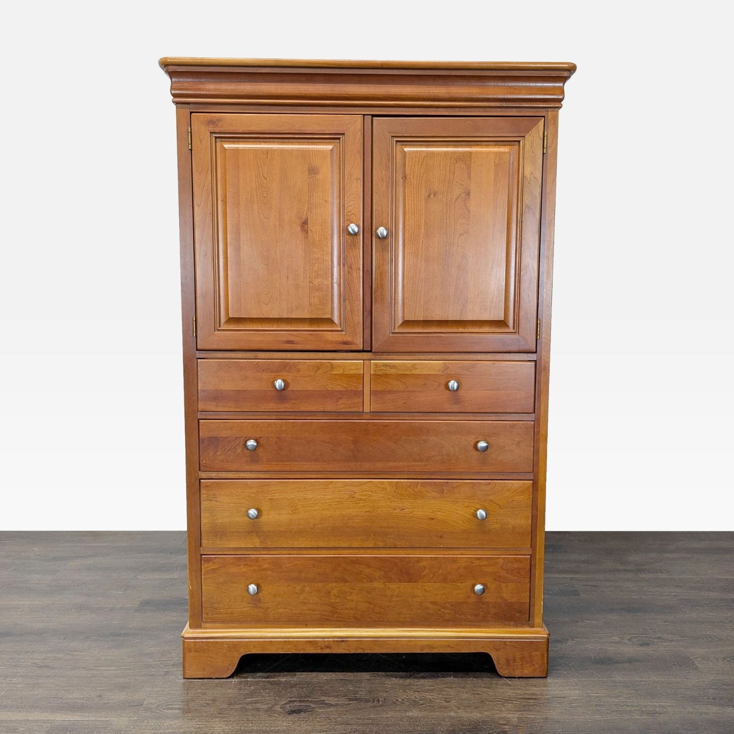 Stanley Furniture Cherry Door Chest / Armoire - image-8