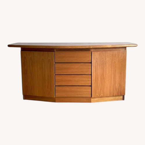 Used Vintage/Antique Light Brown Wood Sideboard for sale on AptDeco