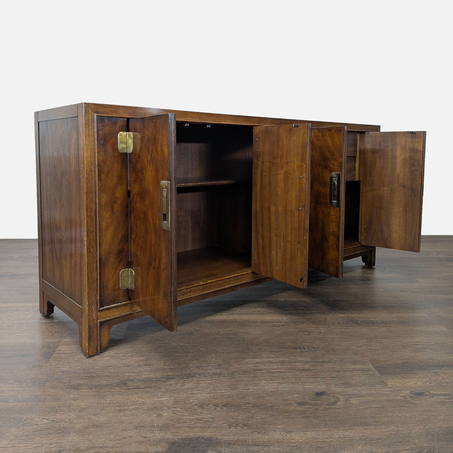 Drexel Heritage Dynasty Burl Walnut Asian-Inspired - image-8