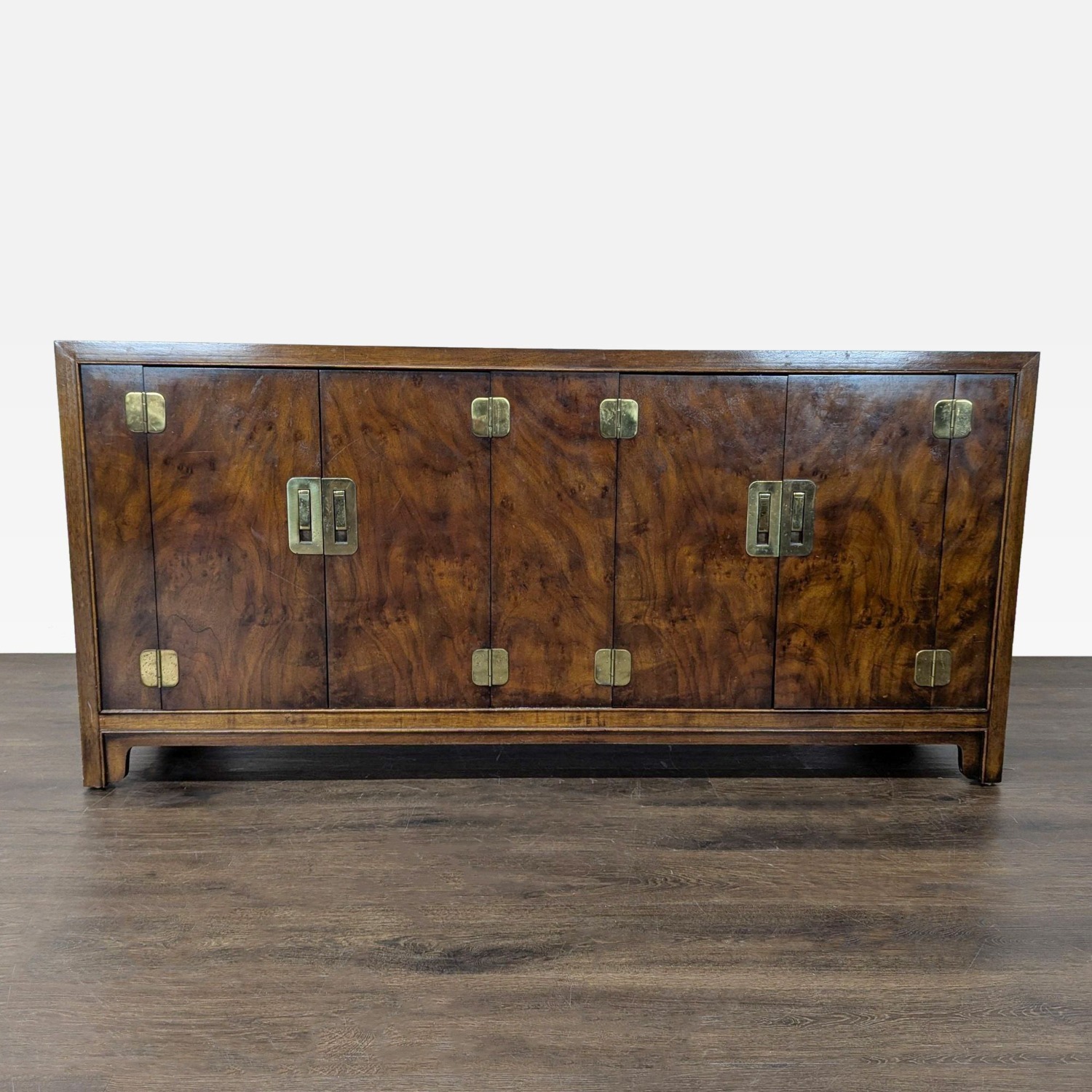 Drexel Heritage Dynasty Burl Walnut Asian-Inspired - image-9