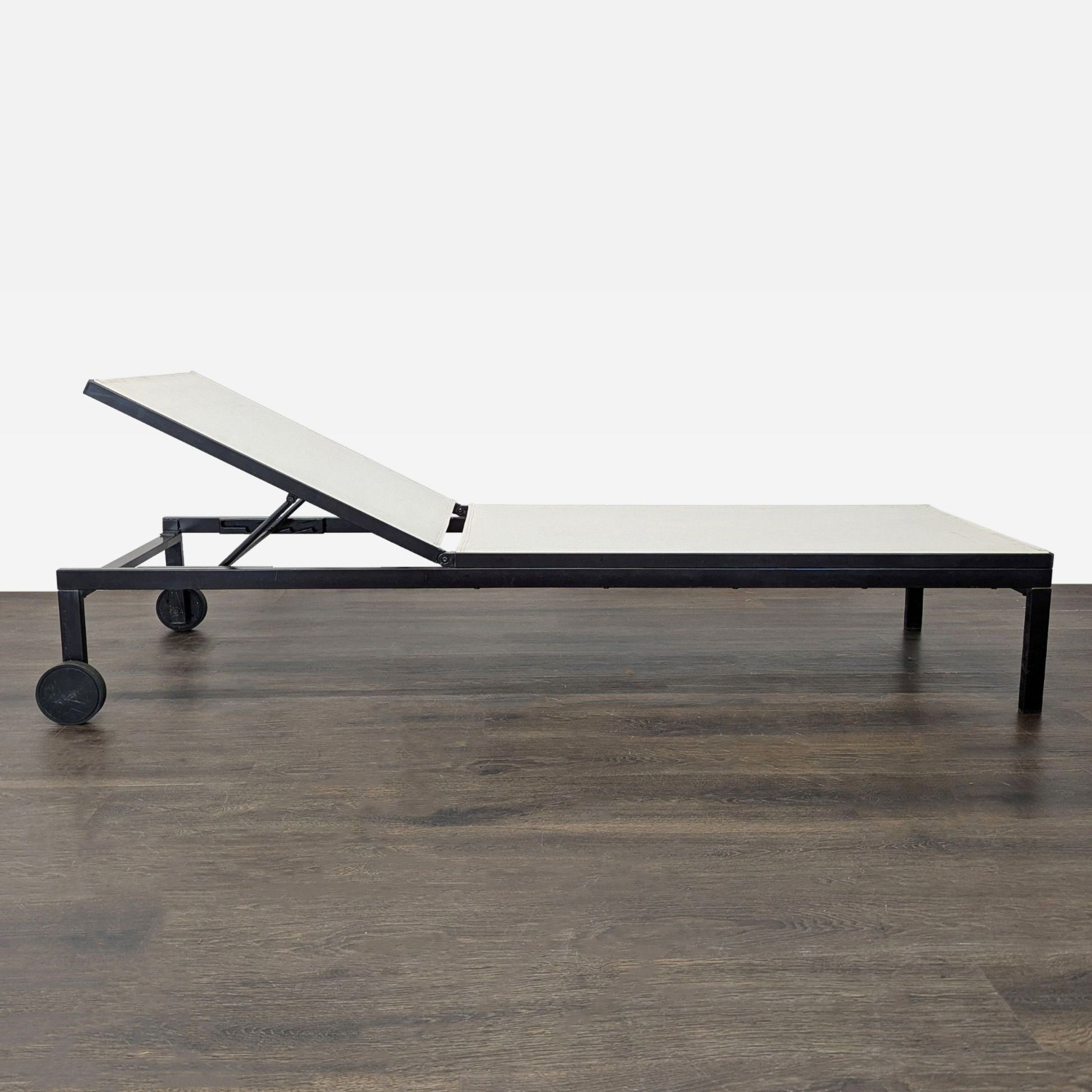 Ikea Outdoor Reclining Chaise Lounger with Wheels - image-1