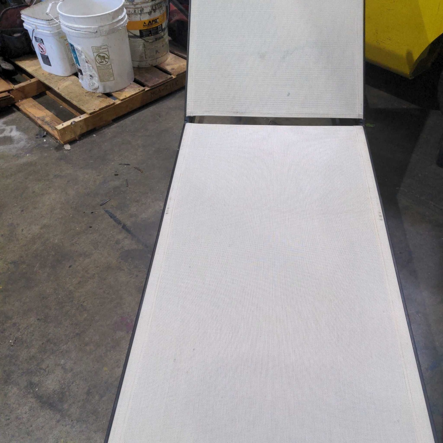 Ikea Outdoor Reclining Chaise Lounger with Wheels - image-9