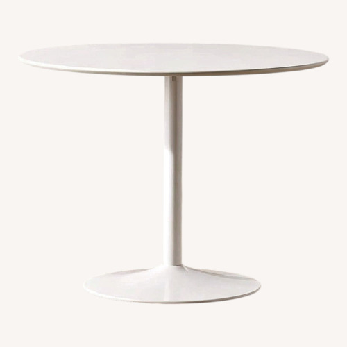 Used CB2 White Wood Dining Table for sale on AptDeco