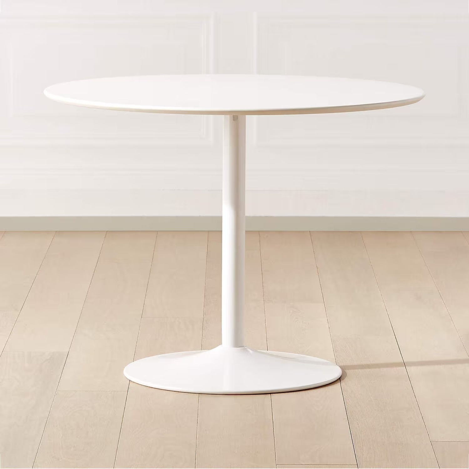 CB2 White Wood Dining Table - image-6