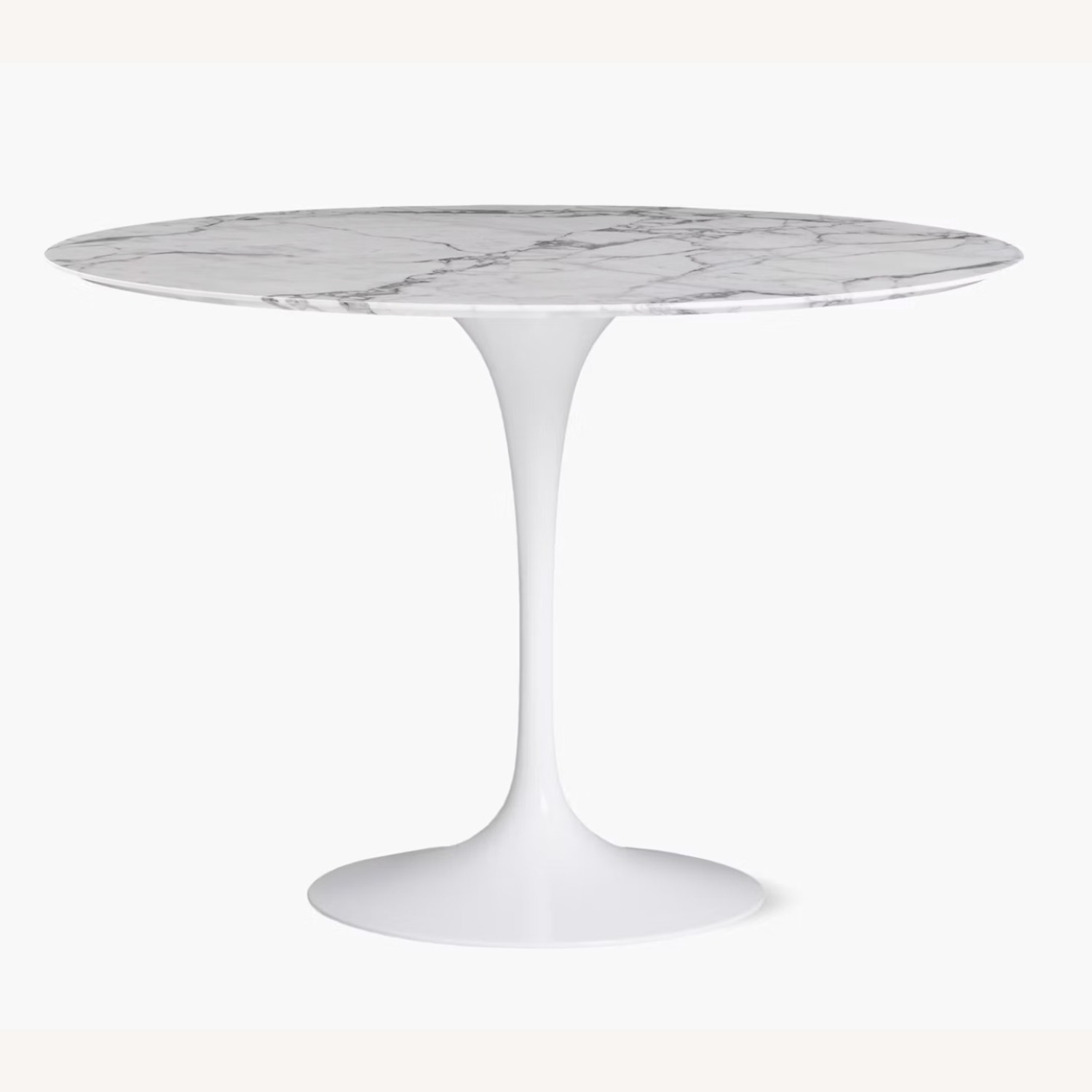 Knoll Arabescato & White Dining Table - image-1