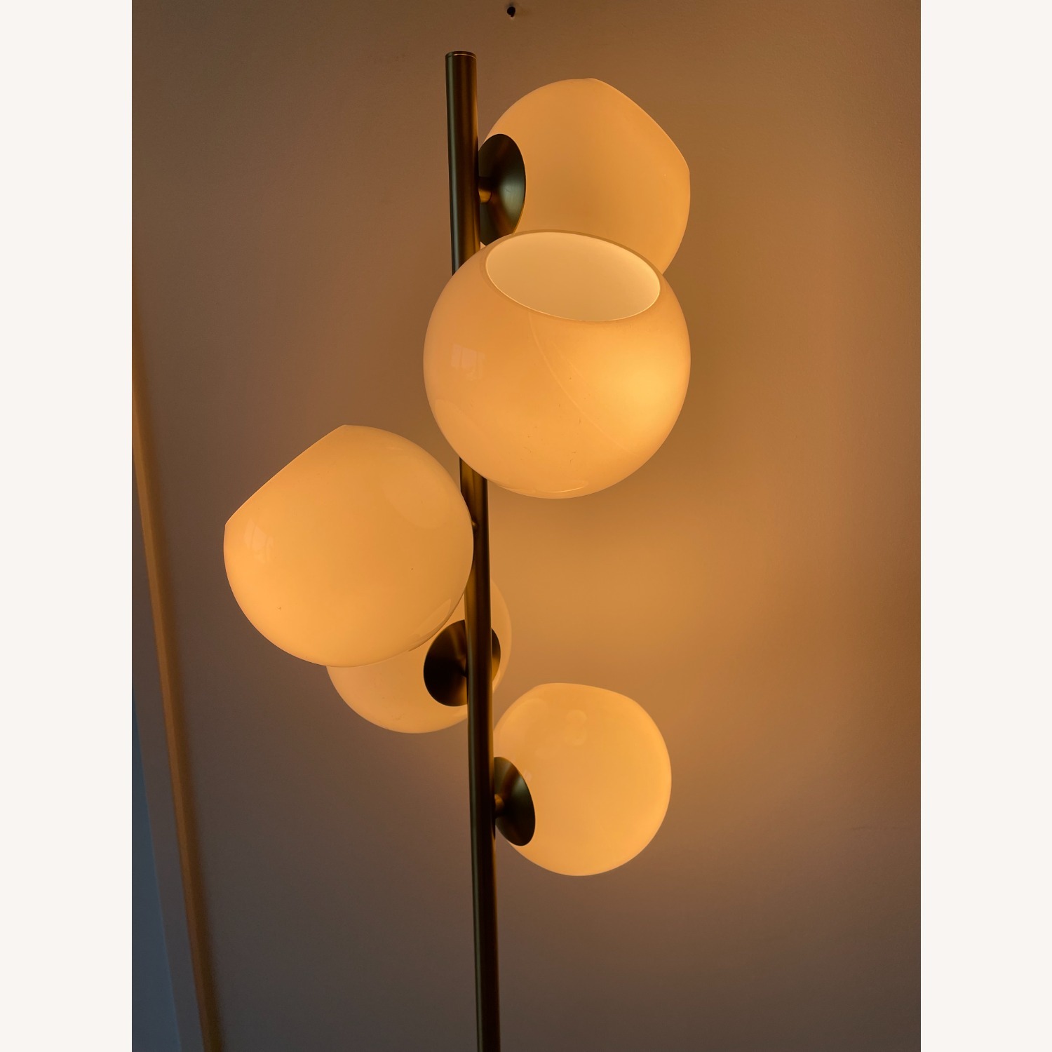 West Elm Transparent Floor Lamp - image-5
