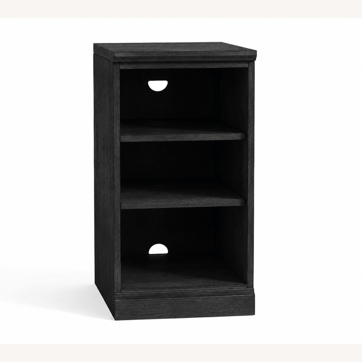 Pottery Barn Printer's Black Wood Media Storage for Desk - image-18