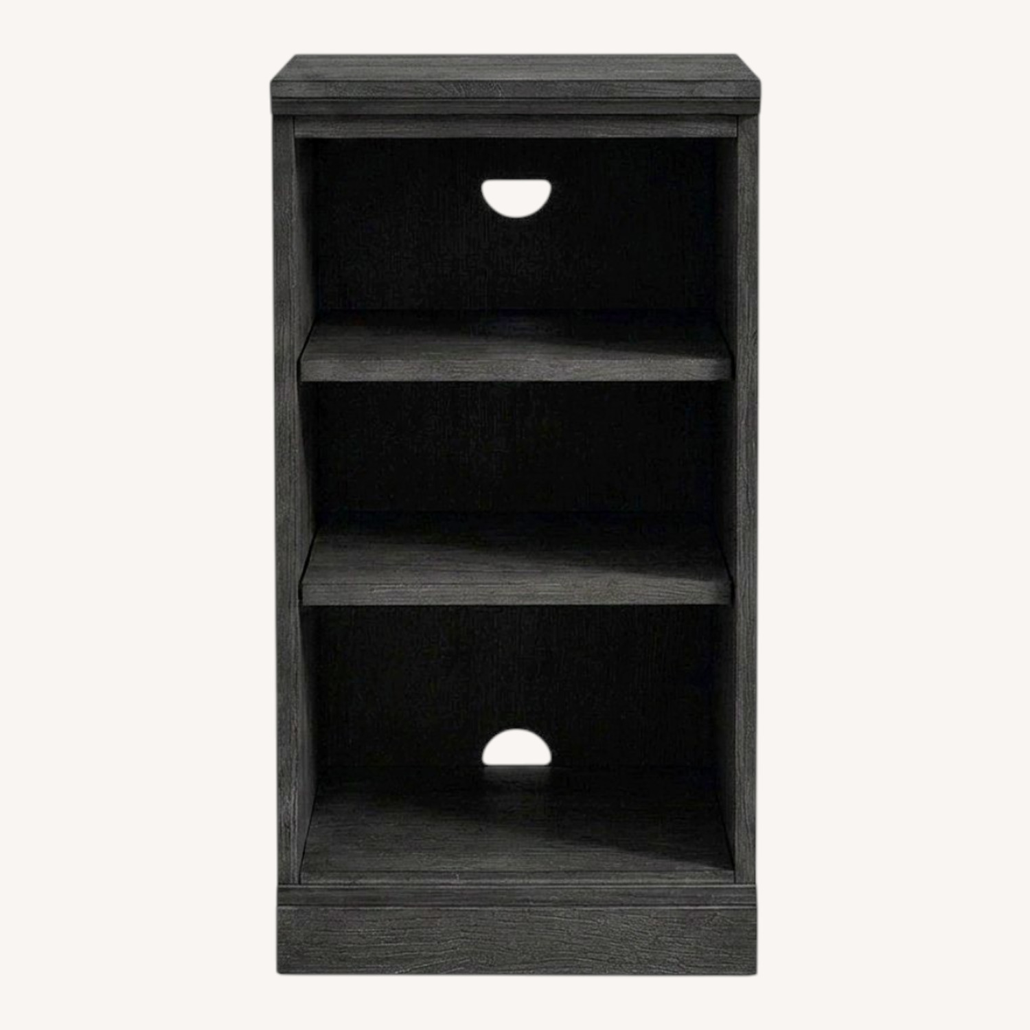 Pottery Barn Printer's Black Wood Media Storage for Desk - image-0