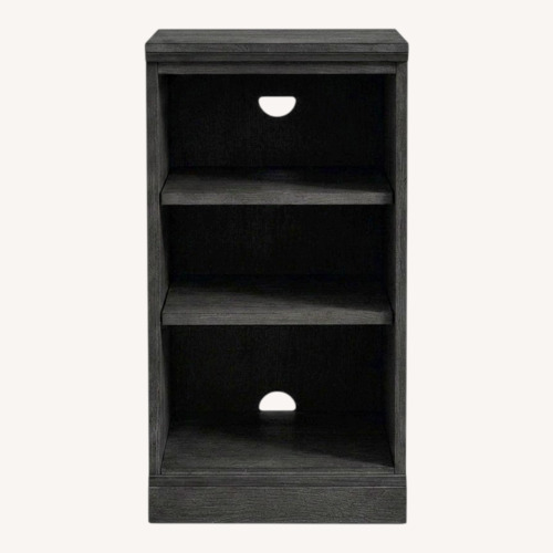 Used Pottery Barn Printer's Black Wood Media Storage for Desk for sale on AptDeco