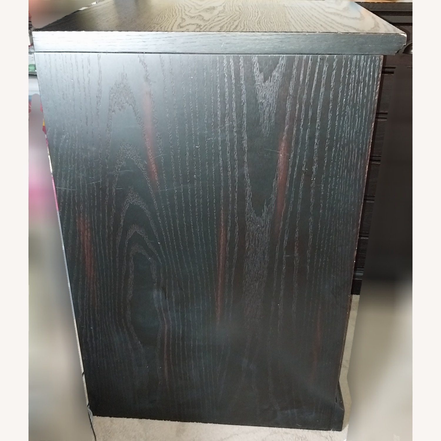 Pottery Barn Printer's Black Wood Media Storage for Desk - image-15