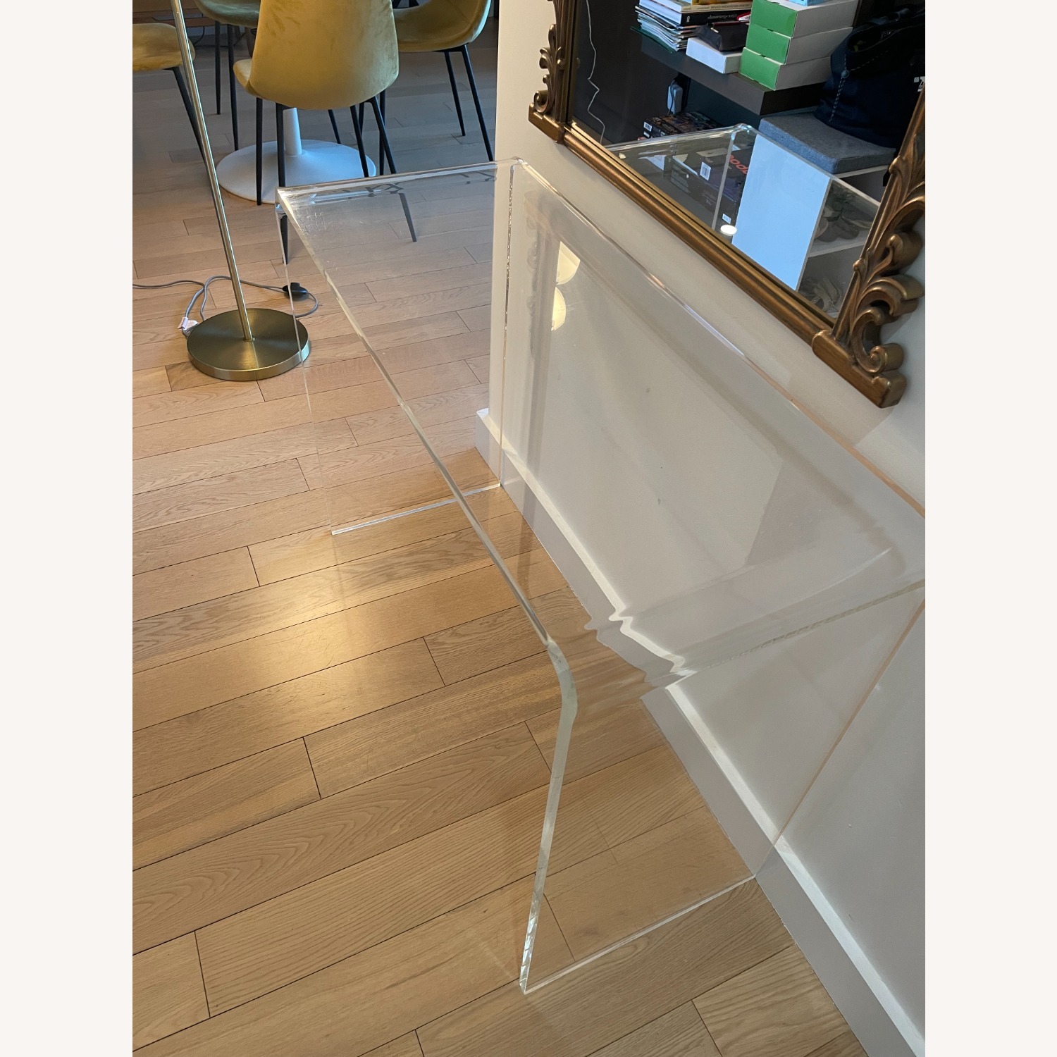 CB2 Transparent Side Table - image-1