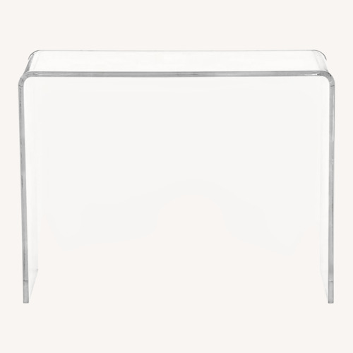 Used CB2 Transparent Side Table for sale on AptDeco