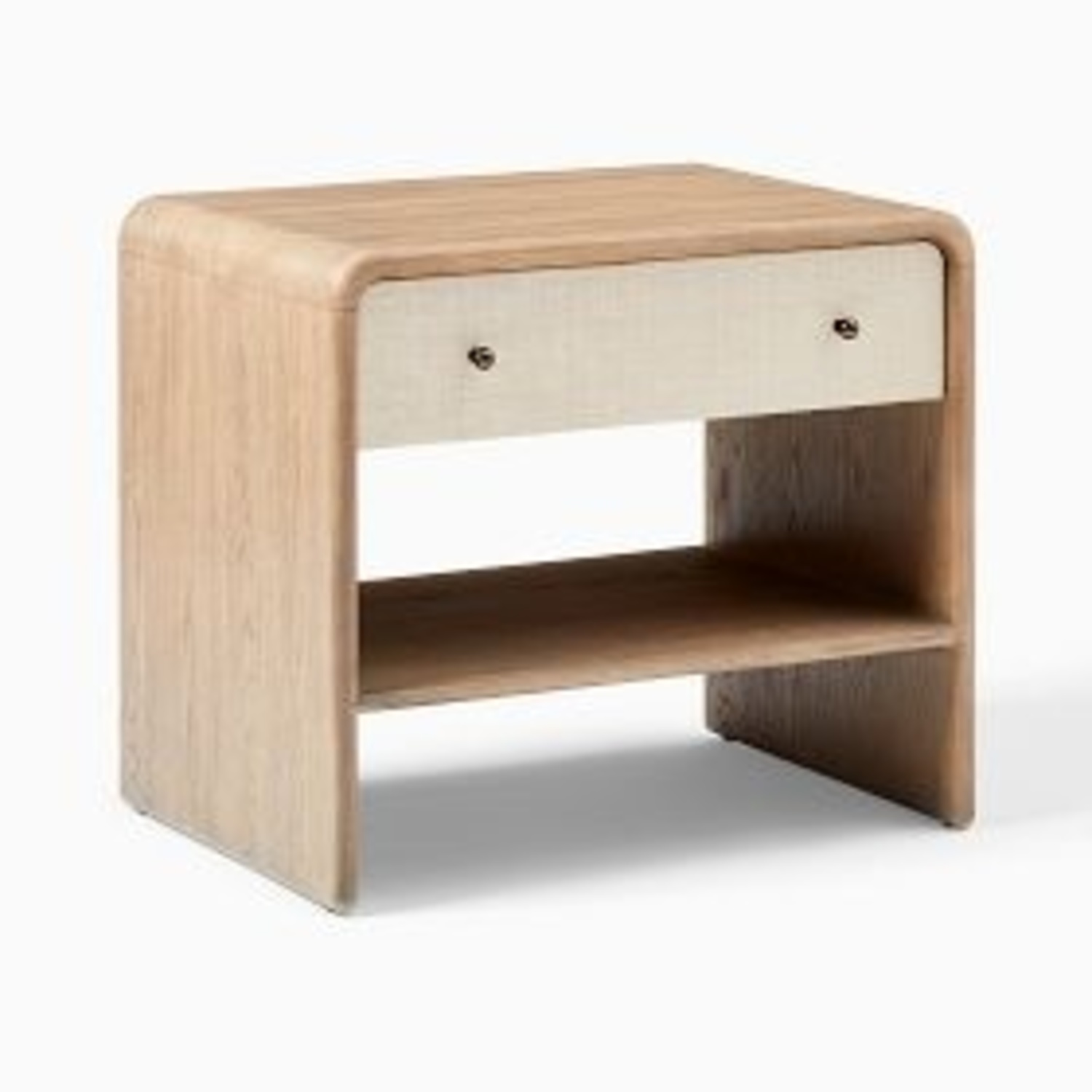 West Elm Modern Waterfall Nightstand 26" - image-10