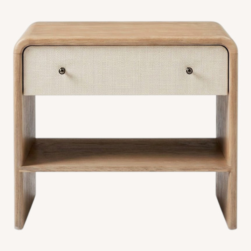 Used West Elm Modern Waterfall Nightstand 26" for sale on AptDeco