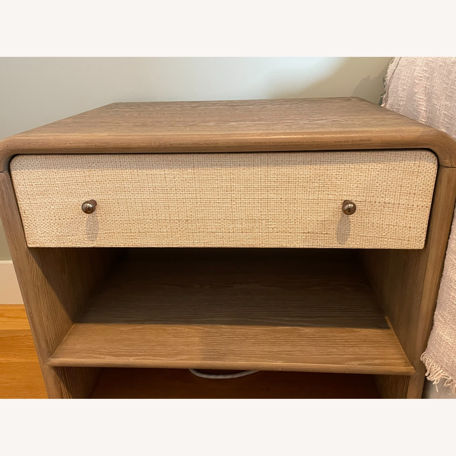 West Elm Modern Waterfall Nightstand 26" - image-7