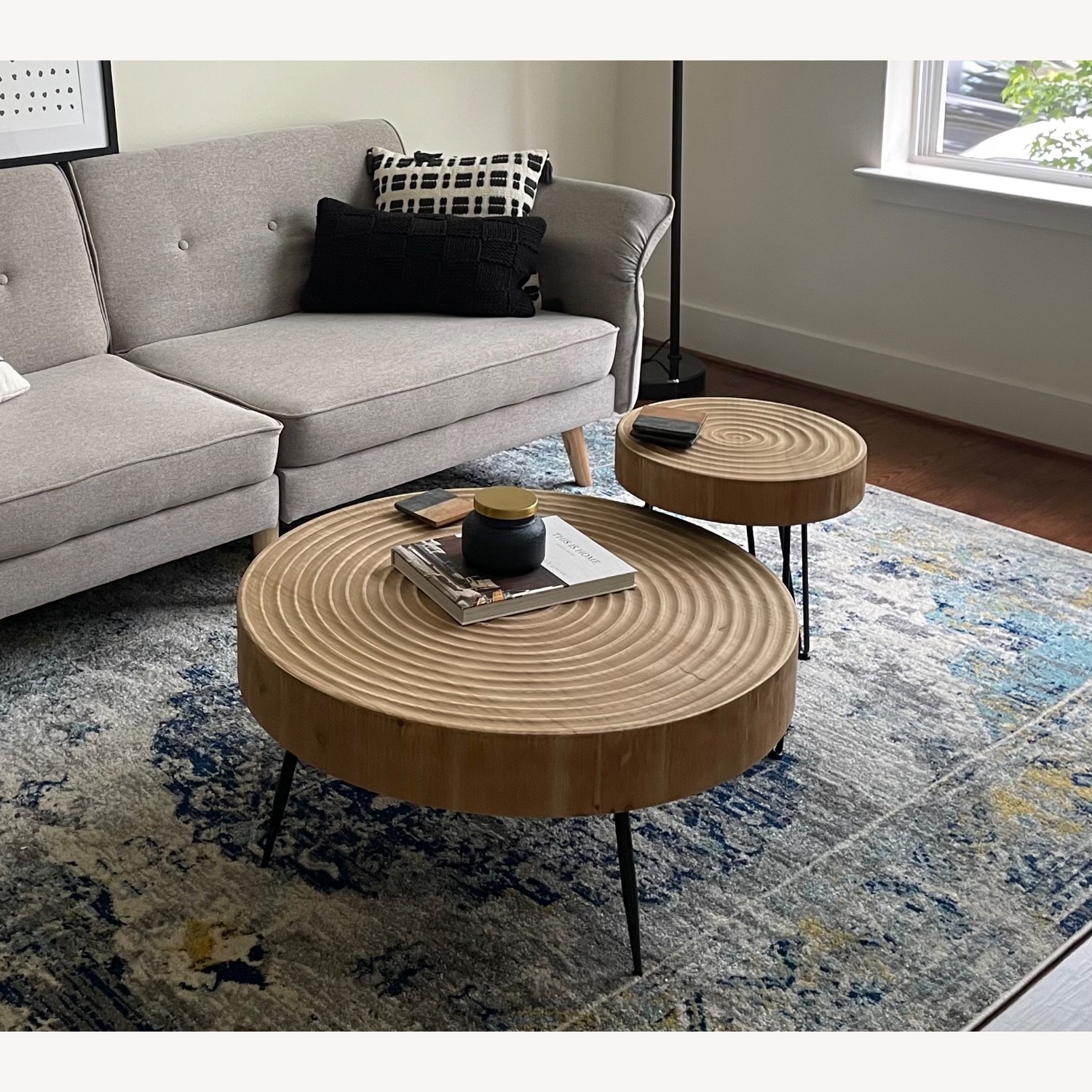 Amazon Coffee Table Set Modern Farmhouse - image-2