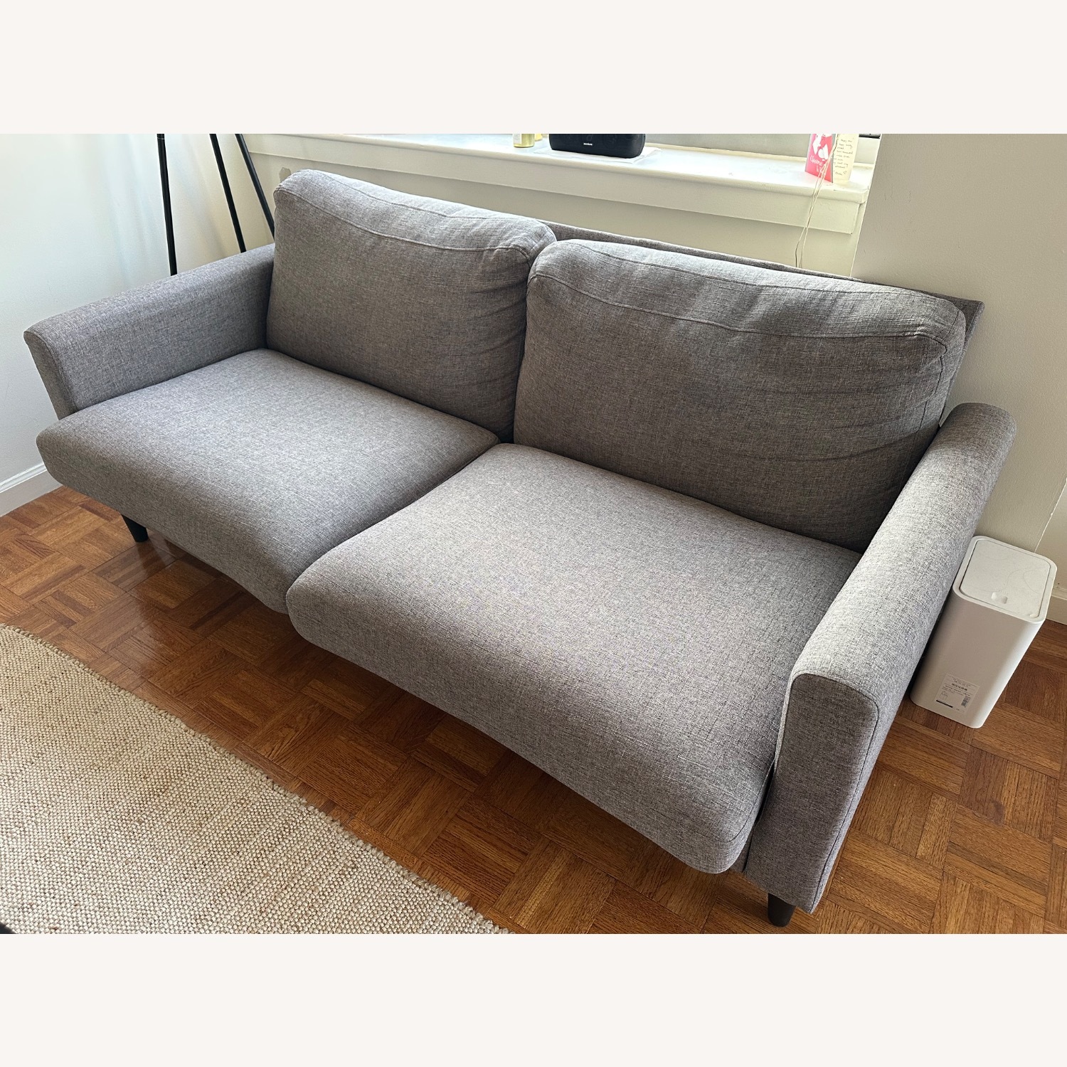 Cazenovia Gray Couch 74” - image-2
