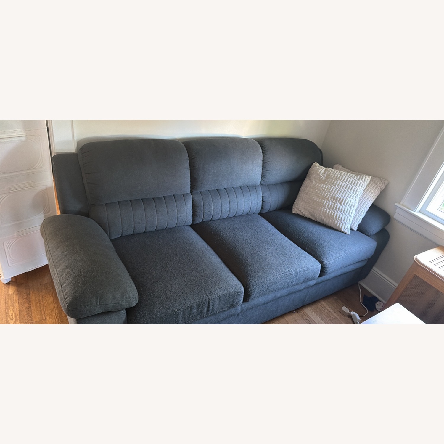 Raymour & Flanigan Gray Sofa - image-1