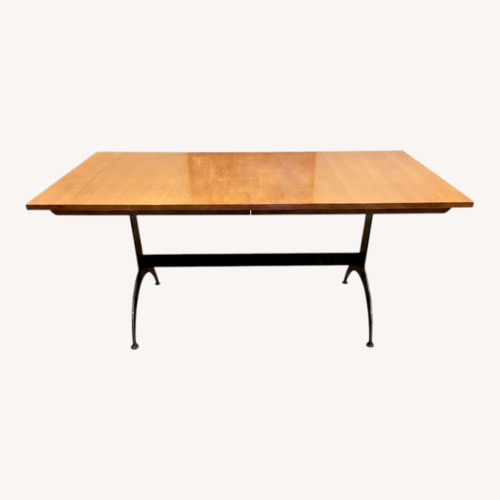 Used Ethan Allen Natural Wood Dining Table for sale on AptDeco