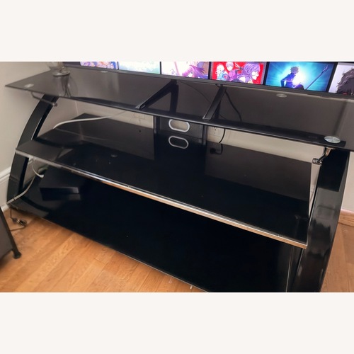 Used Buy Now or Never Black Glass Media Storage for sale on AptDeco