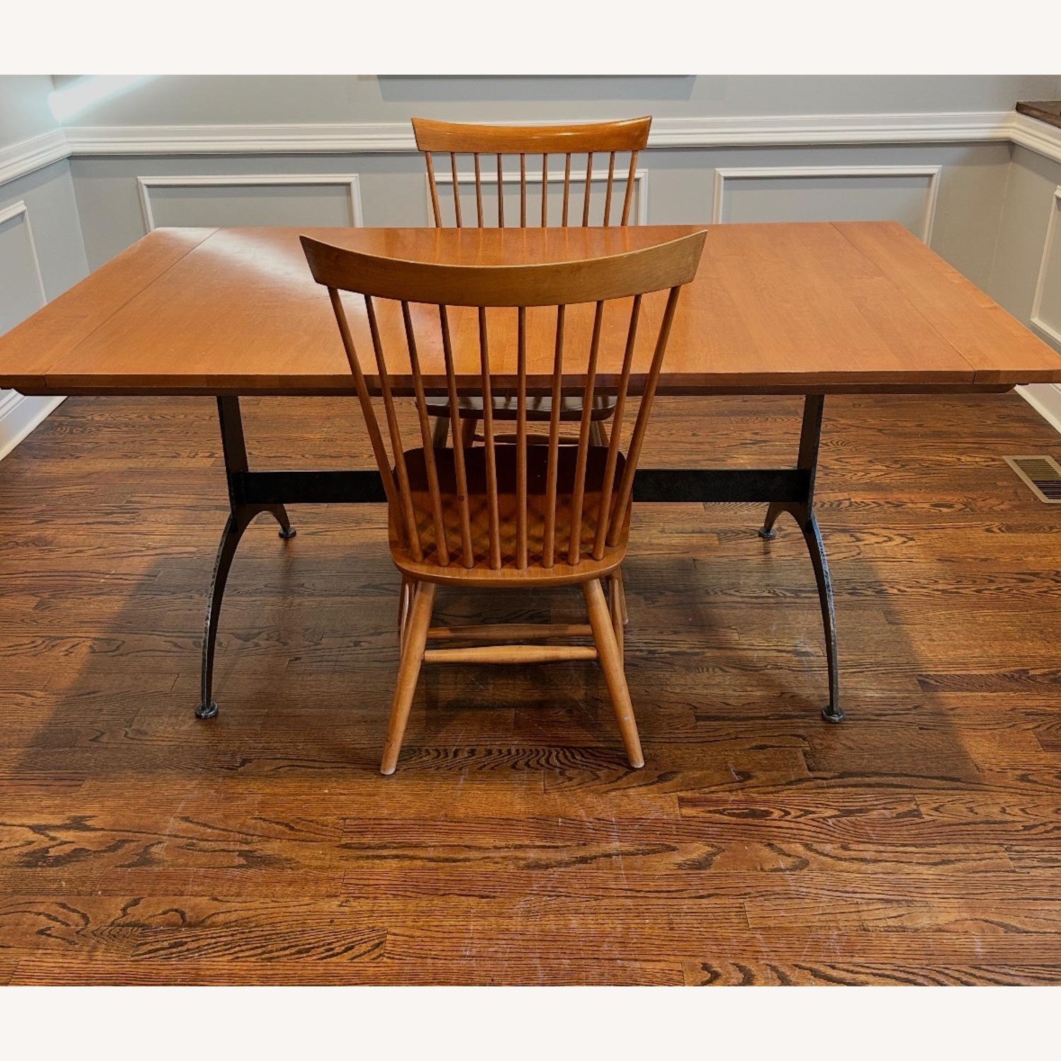 Ethan Allen Natural Wood Dining Chairs - image-2