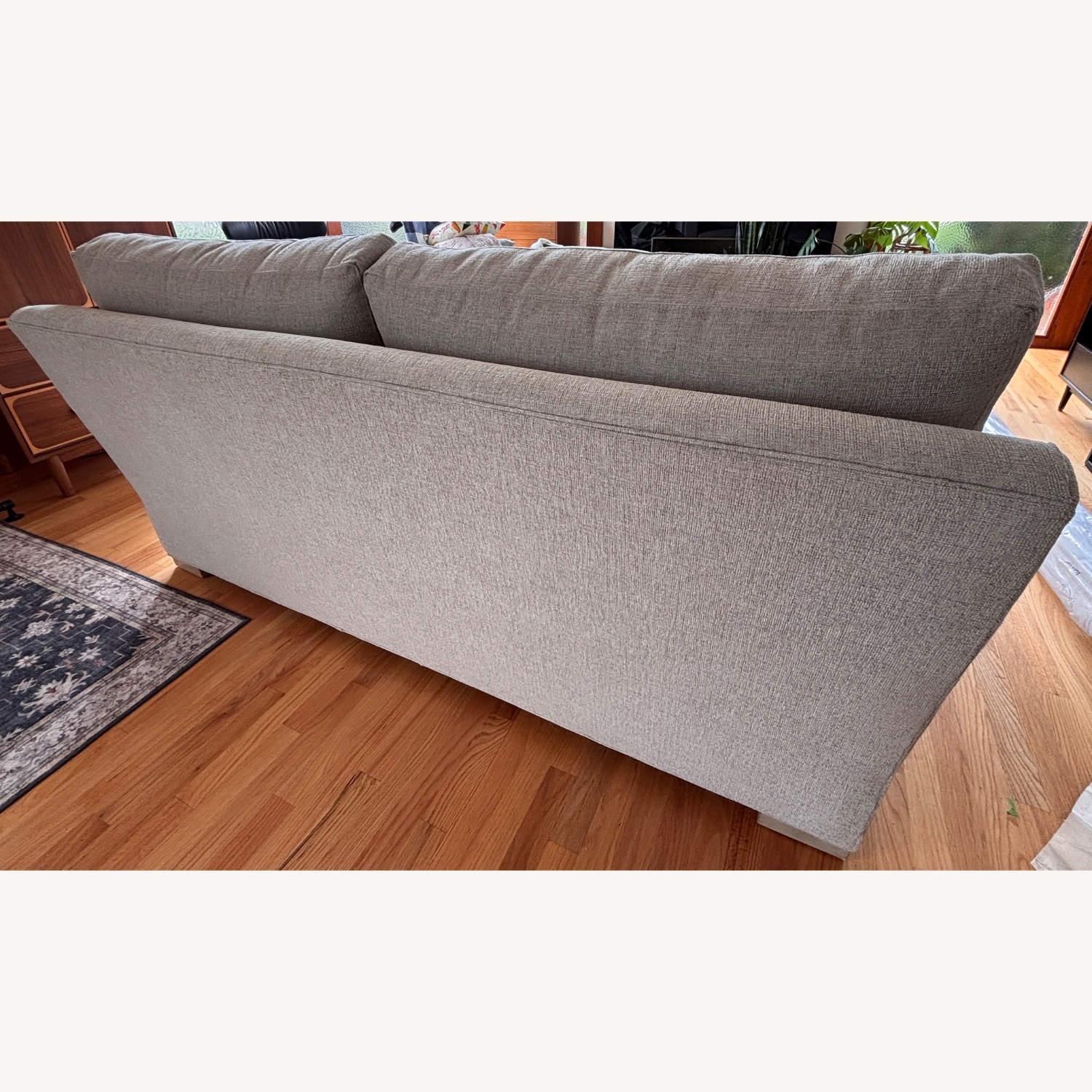 Crate & Barrel Natural Fabric 2 Seater Sofa - image-3