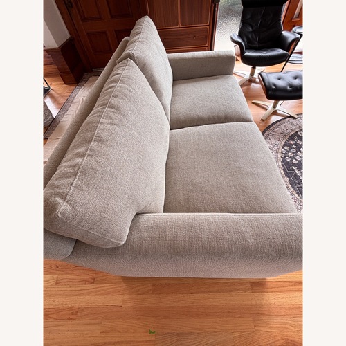 Used Crate & Barrel Natural Fabric 2 Seater Sofa for sale on AptDeco