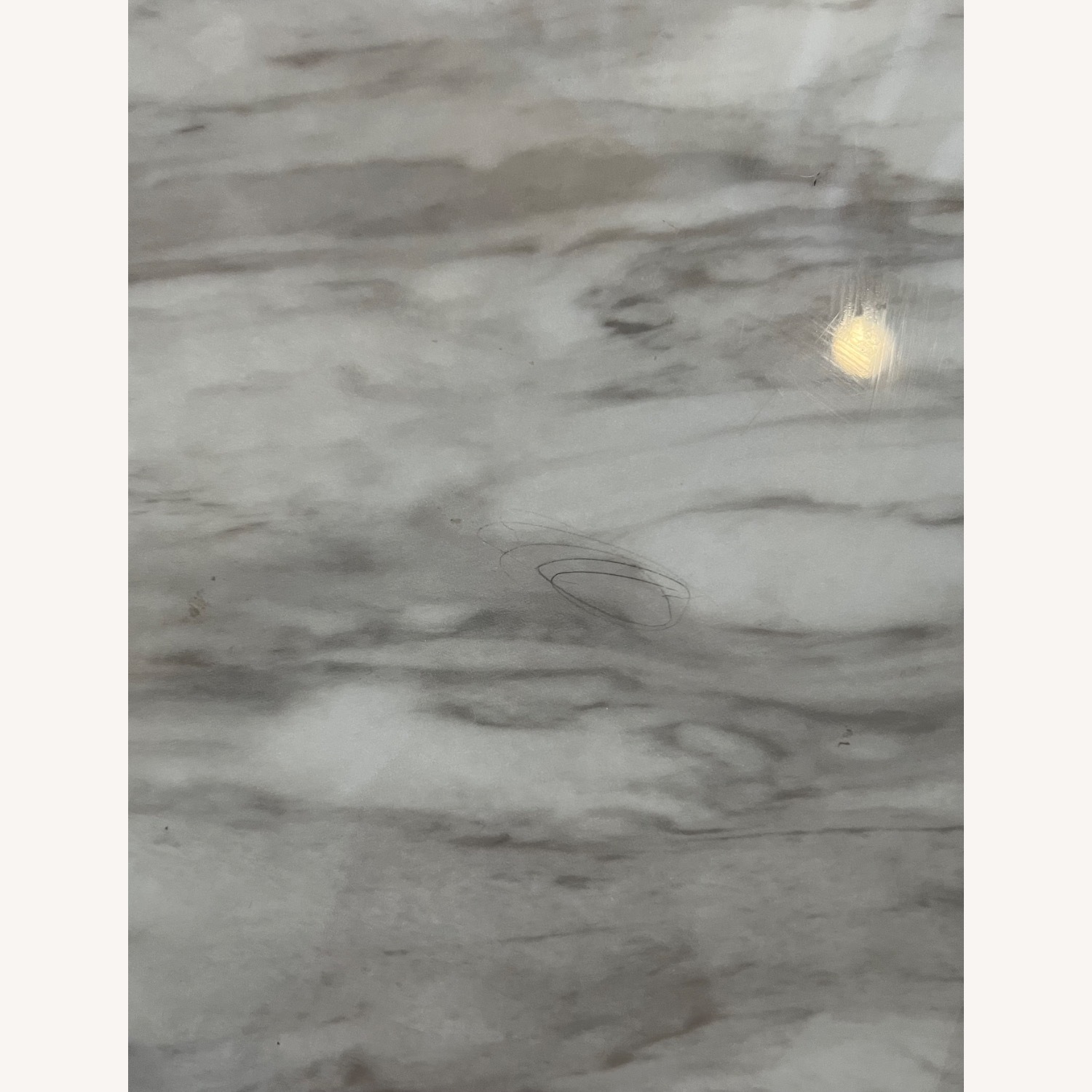 Faux Marble Laminated Coffee Table and End Tables - image-2