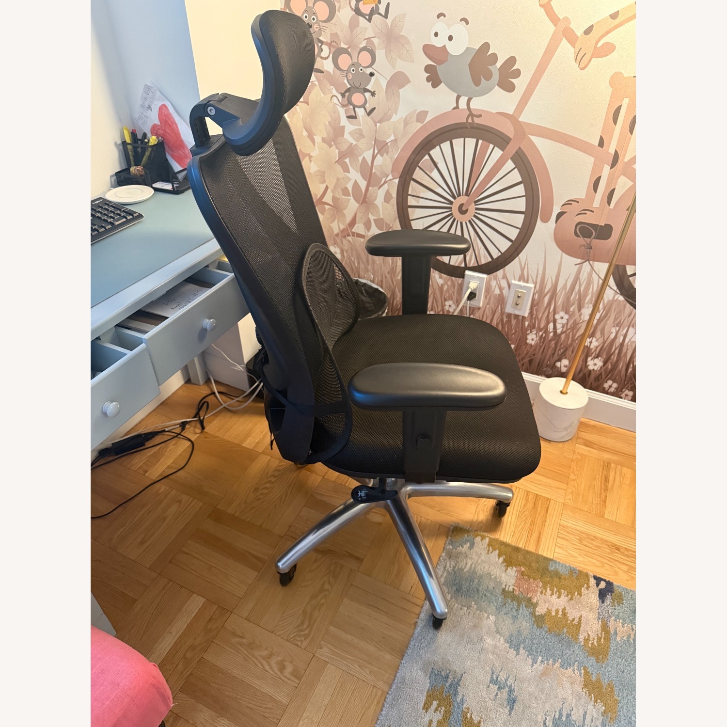 Duramont Ergonomic Black Fabric Office Chair - image-3