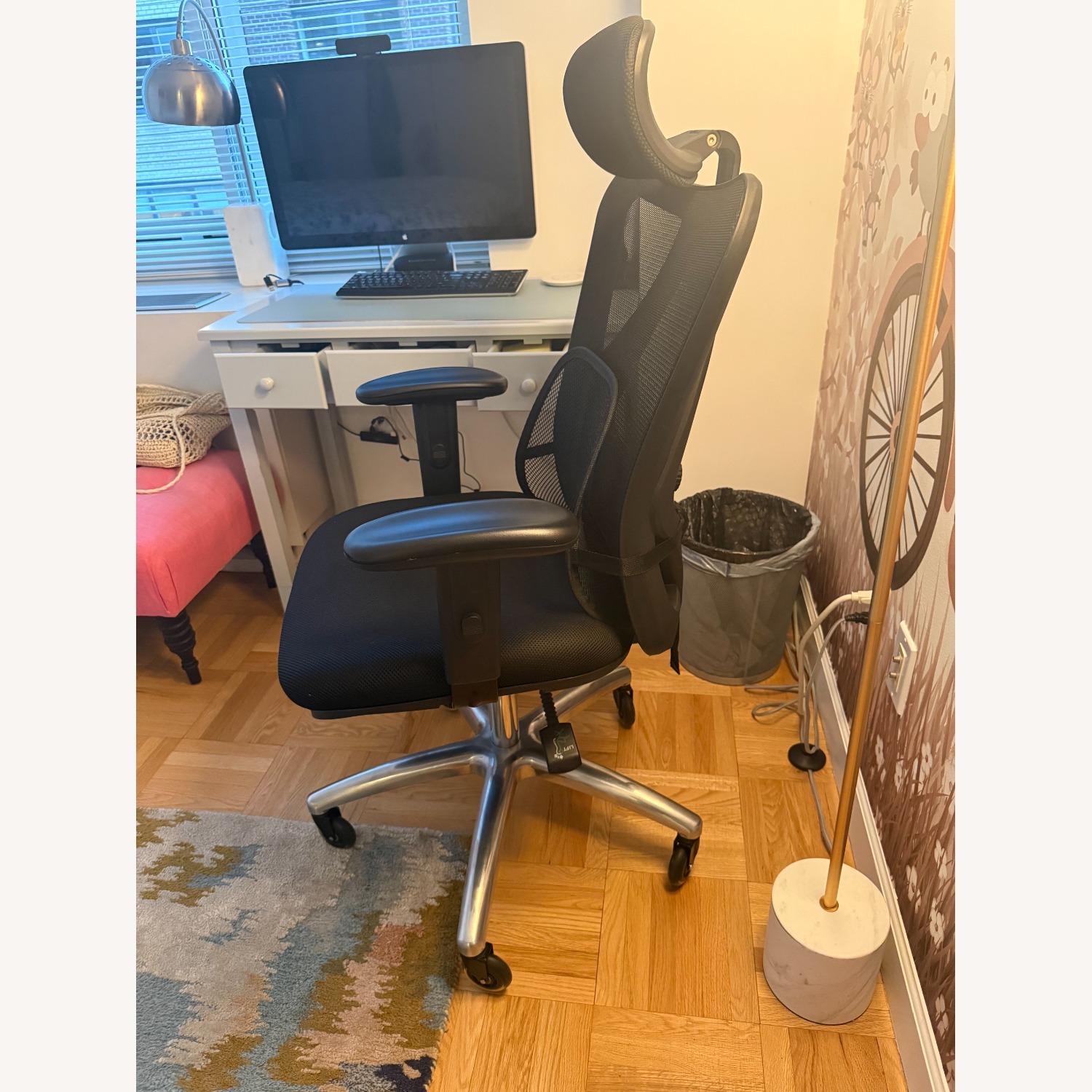 Duramont Ergonomic Black Fabric Office Chair - image-2