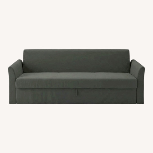 Used IKEA Holmsund Light Gray Sleeper Sofa Queen for sale on AptDeco
