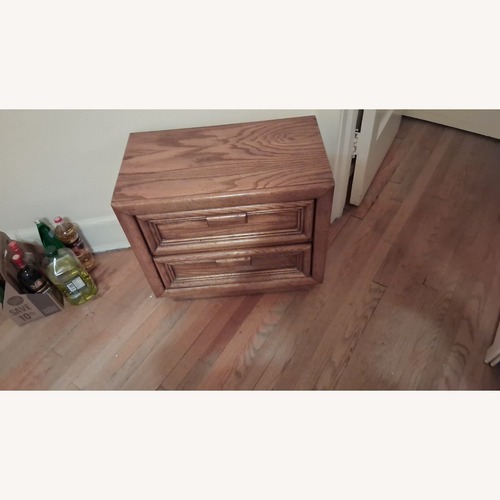 Used Vintage/Antique Finds Dark Brown Wood Dresser for sale on AptDeco