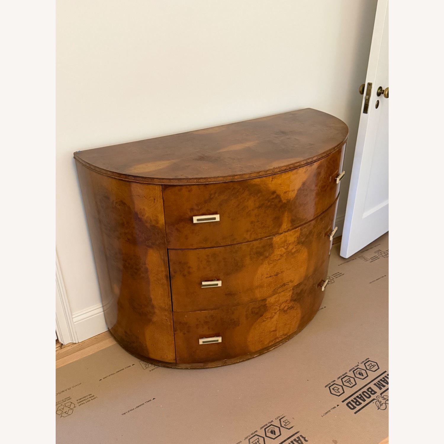 Antique Curved Moderne Dresser - image-1