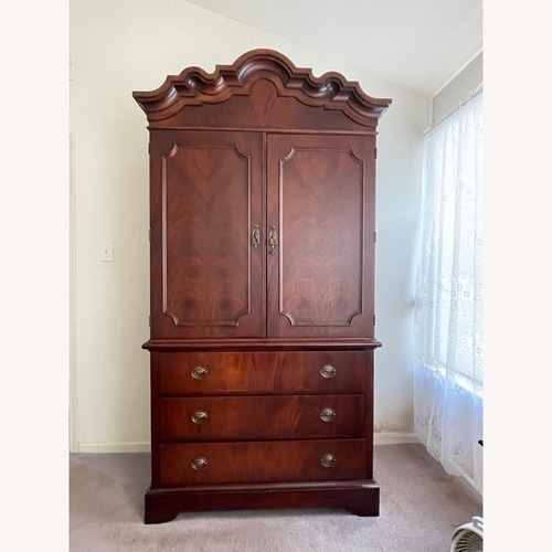 Used Wood Armoire for sale on AptDeco