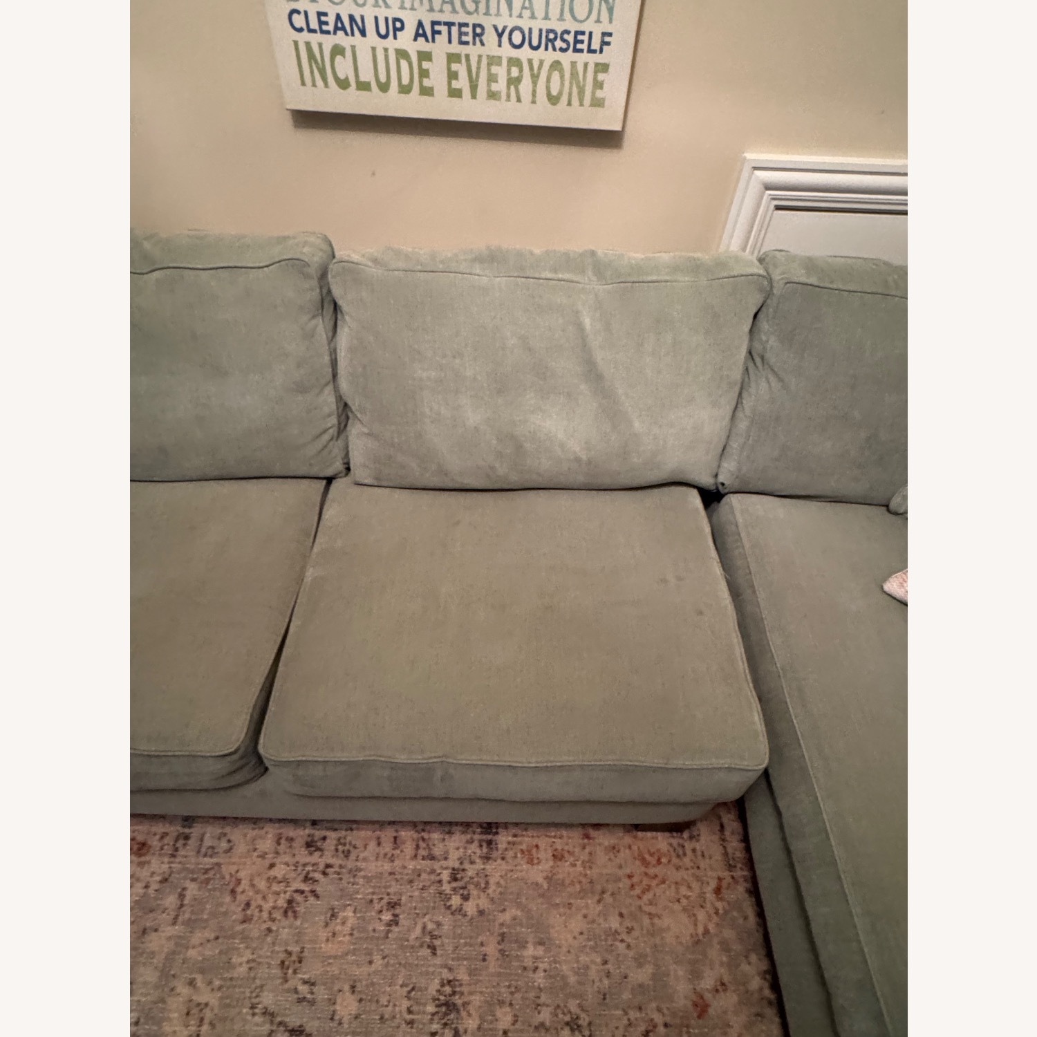 Jonathan Louis Furniture Green 3+ Piece Sectional - image-4